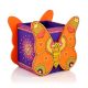 Handcrafted Wooden Butterfly Motif Pen Stand
